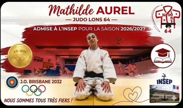 Lire la suite à propos de l’article Juin 2026 – Mathilde admise à l’INSEP, le haut-niveau du sport français